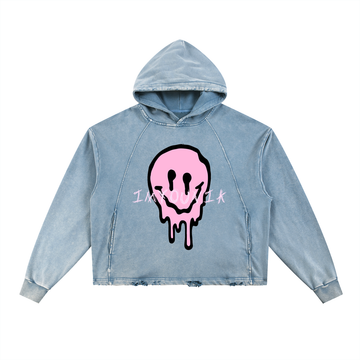 imyounik,blue jean,hoodie,champion,pink