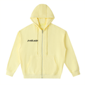 Imyounik,yellow,hoodie,zip up,yellow and black