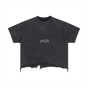 black,distressed,amen,t-shirt,imyounik