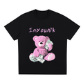 imyounik,the money calling,t shirt,black,pink,money bear,fashion,merch