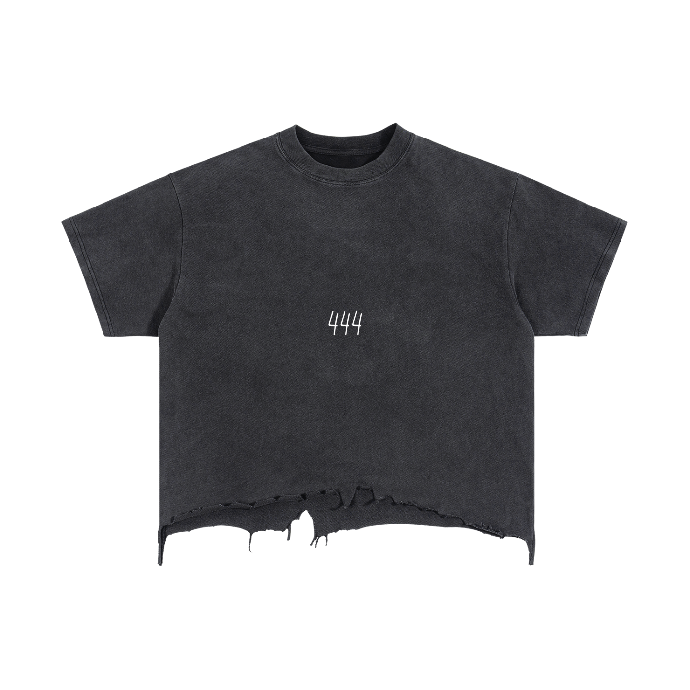black,angel number,distressed,t shirt,444,imyounik
