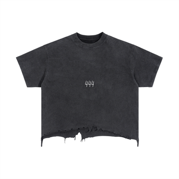 black,angel number,distressed,t shirt,444,imyounik