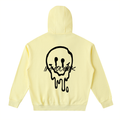 Imyounik,yellow,hoodie,zip up,yellow and black